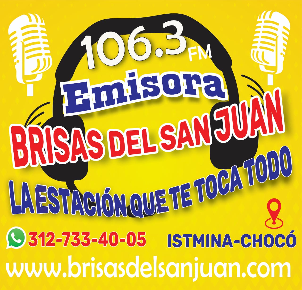 Brisas del San Juan 106.3 - Radio station CO