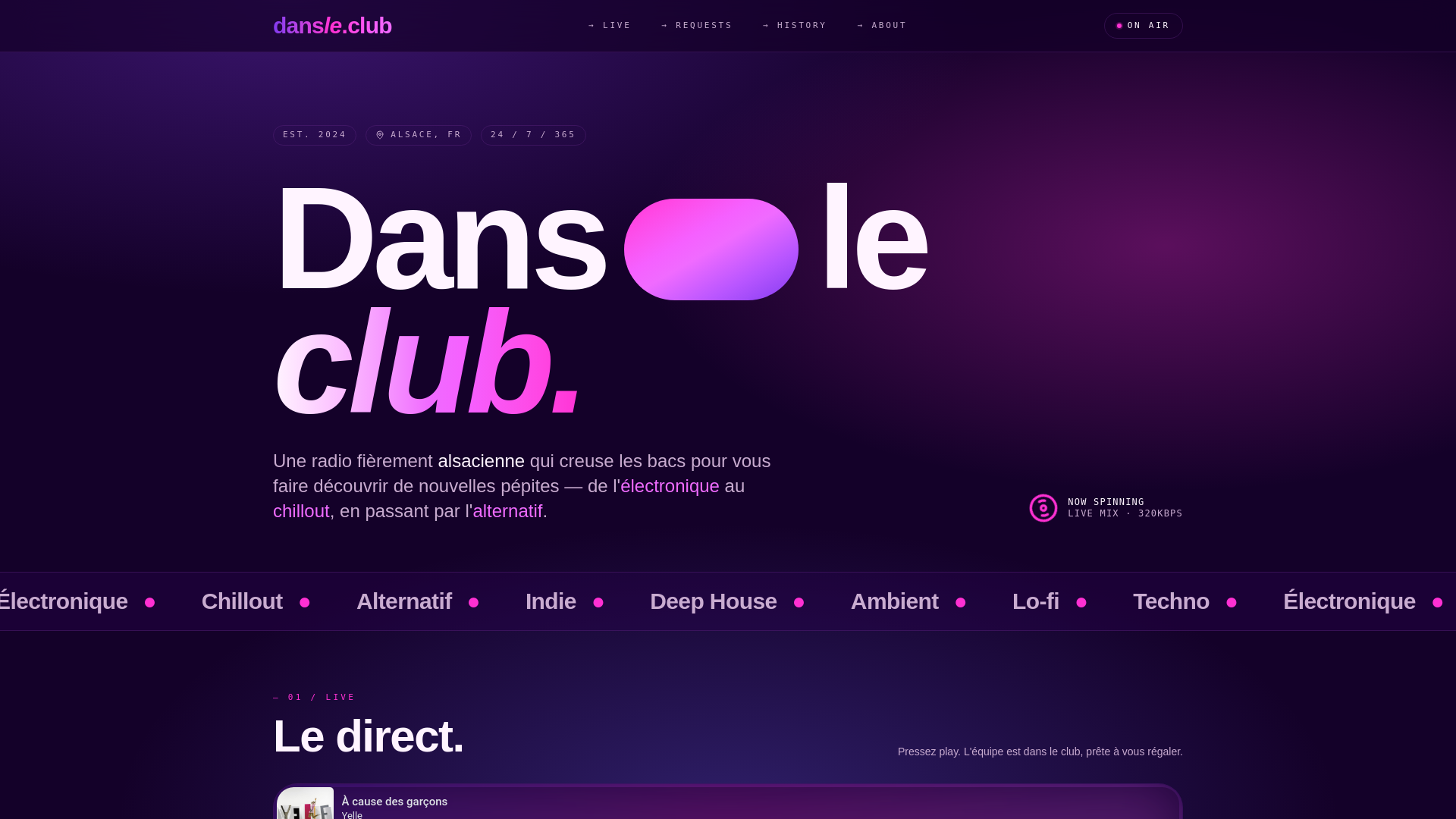 Dans Le Club - Internet radio FR