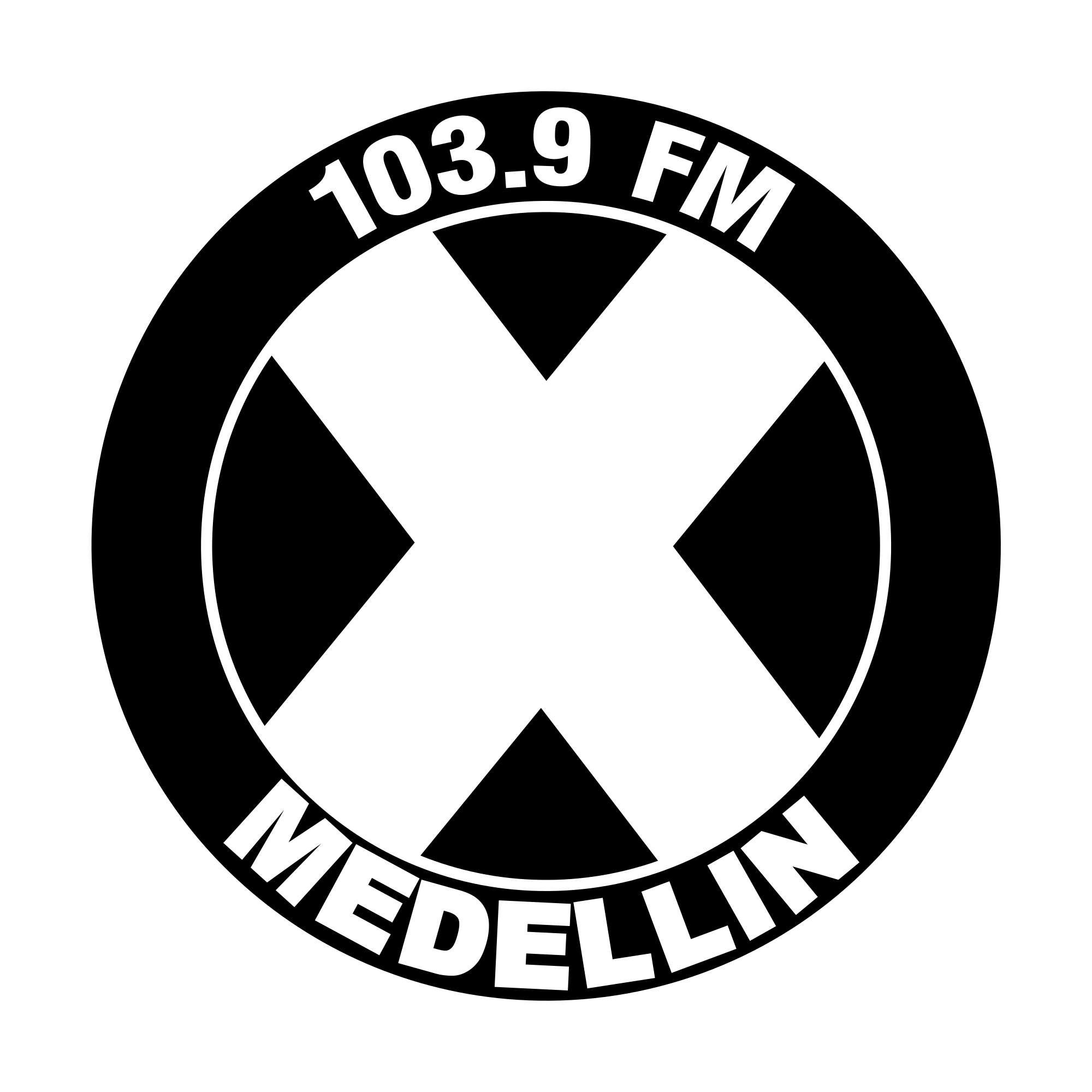 La X Medellín 103.9 FM - Radio station CO