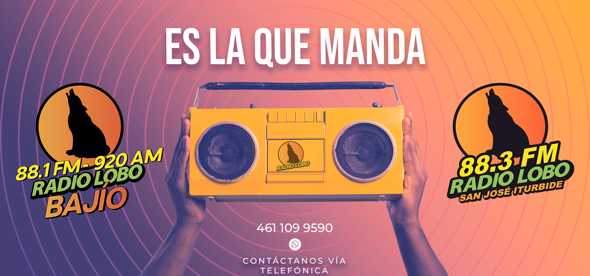 XHSJI-FM  - Radio Lobo - 88.3 FM - Radio station MX